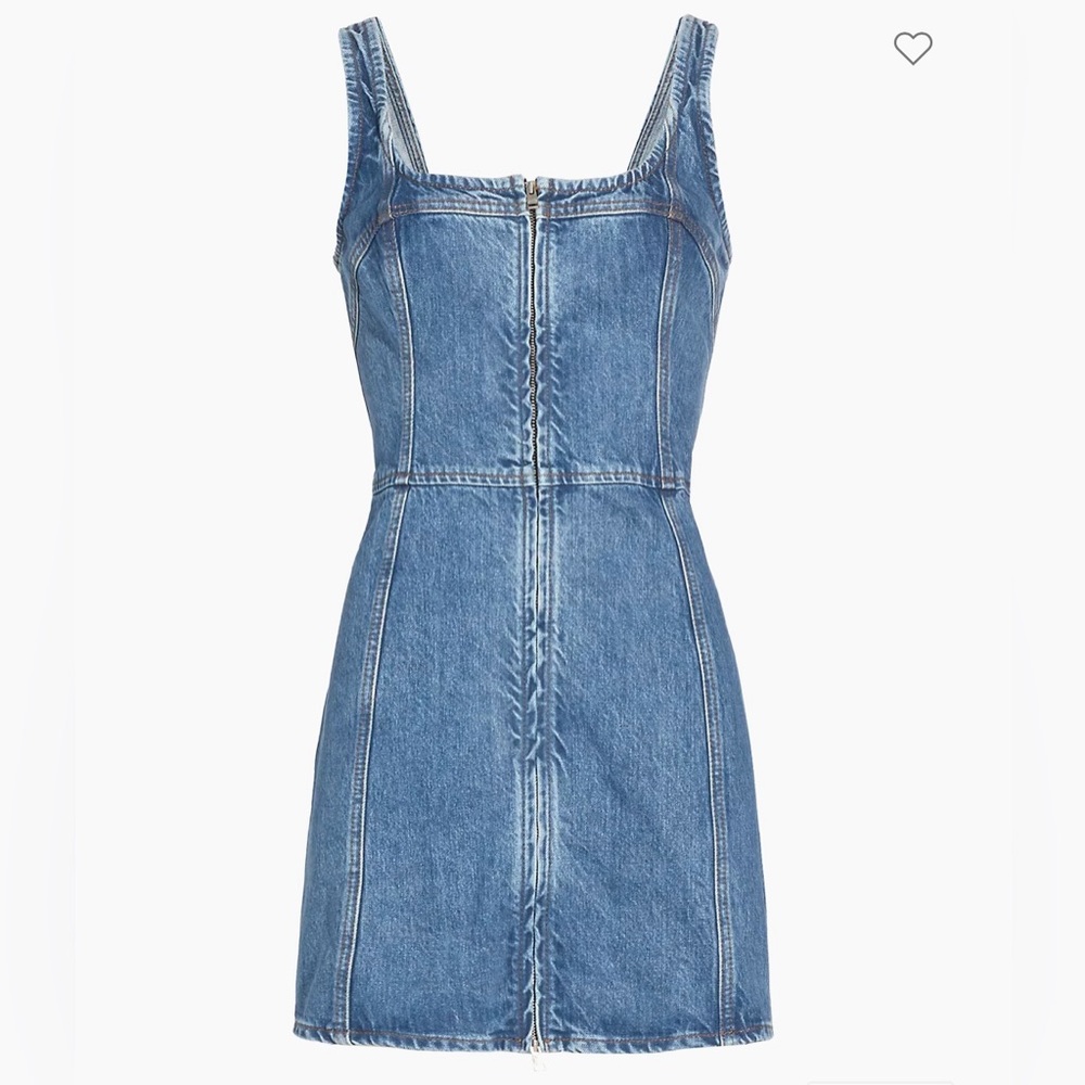 Like new Frame denim bustier dress 💙 - Picture 2 of 7